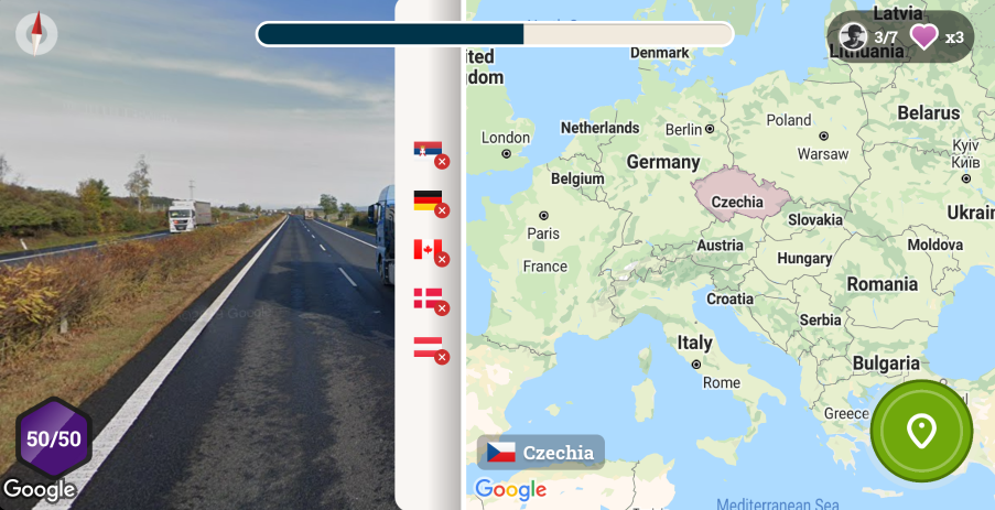 GeoGuessr app screenshot