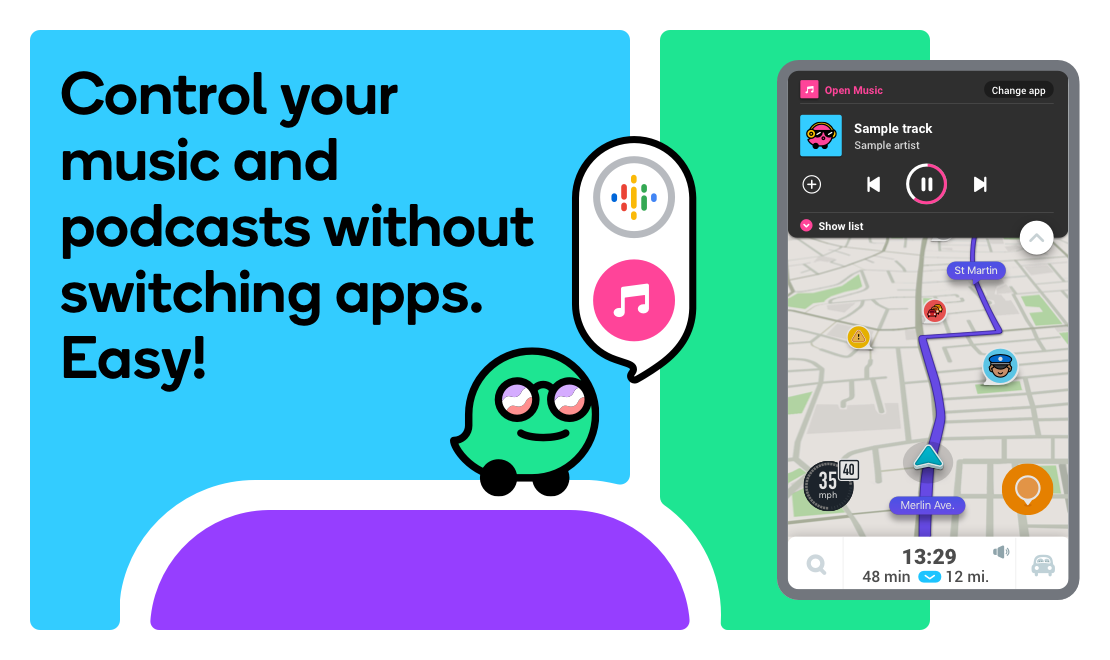 Waze app screenshot